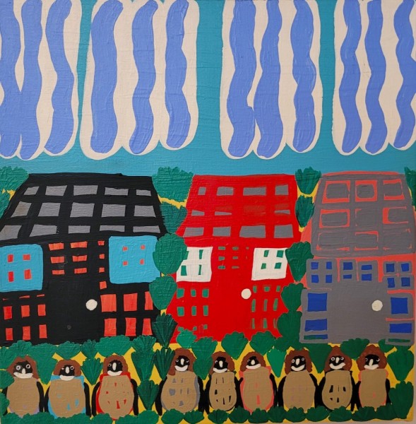 Three houses in Hermannsburg 