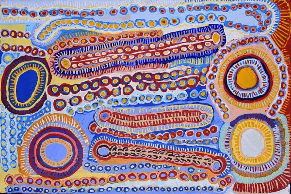 Malikijarra Jukurrpa (Two Dogs Dreaming)